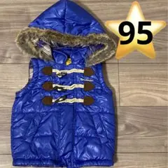 Moujonjon　ムージョンジョン　95　ダウンベスト　ファー　ベビー　キッズ