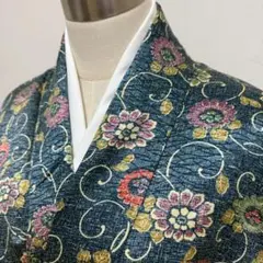 KN5856 洗える着物 小紋 身丈160cm ポリエステル 化繊