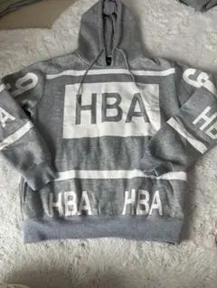 HBA グレー フーディ パーカー Mサイズ(明日まで出品！)