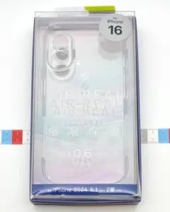 シンプリズム iPhone 16 ケース AIR-REAL INVISIBLE