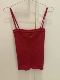 Courreges リブキャミソール レッドのサムネイル