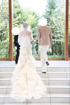 【美品・半額以下】ウェディングドレス　ソフトマーメイド