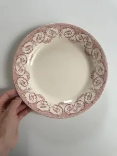 繊細で美しいガーランド　サラディエ　クレイユモントロー　フランスアンティーク クレイユ＆モントロー コンポティエ FRAISE アンティーク 050316