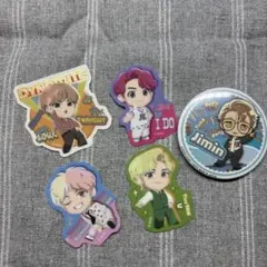 BTS Jimin 缶バッジ ステッカーセット