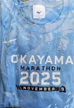 【新品未使用・非売品】岡山マラソン 2025 記念Tシャツ　Ｌサイズ