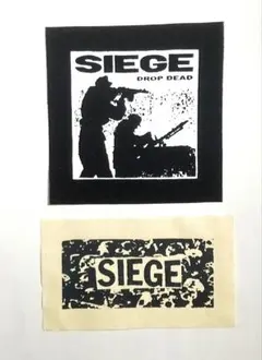 SIEGE 布パッチ パンク ハードコア クラストのサムネイル