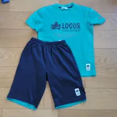 LOGOS キッズ 半袖Tシャツ ハーフパンツ セットアップ