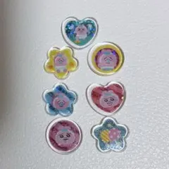 【正規品】 おぱんちゅうさぎ おはじきシール おすそ分け 【7枚セット】