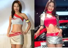 レースクイーン　写真　はがきサイズ　36枚　はつみちかこ　国本真子　牛川とこ　他 ☆CALSONIC レースクイーン☆河野友里・はつみちかこ☆ワイド四ツ切