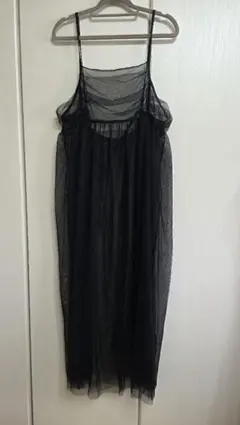 チュールキャミワンピース