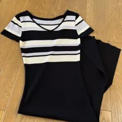 RESEXXYの春夏の半袖ロングワンピース