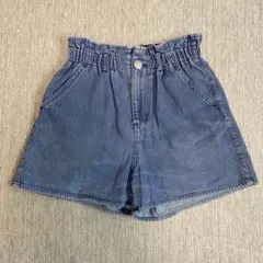 最終値下げ【着画あり】ピンクラテ♡ソフトデニムショートパンツ S(160)