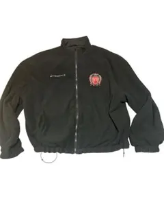 ブラック ナイロンジャケット フリース リバーシブル