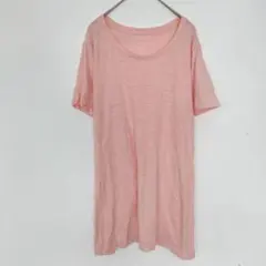 ソノマ SONOMA　Tシャツ クルーネック 無地 XL ピンク 綿 お出かけのサムネイル