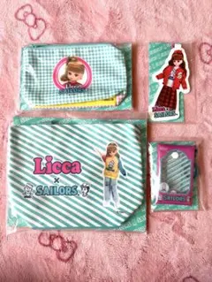 リカちゃんクジ　セーラーズ　トートバッグ　ポーチ　ダイカットキーチェーン　未開封