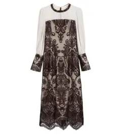 ANDRESD パーティードレス 結婚式 お呼ばれドレス ワンピース袖あり