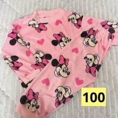 ミニー　長袖パジャマ　100