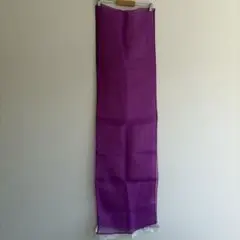 紫色の帯揚げ レース付き