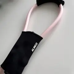 ALINCO エクササイズチューブ ストレッチ器具 ピンク 肩トレーニングのサムネイル