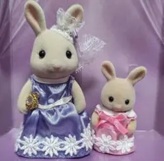 シルバニアファミリー みるくウサギのお姉さんと赤ちゃん