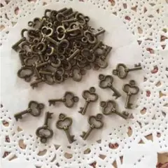 ハートのカギ♡丸カン付き