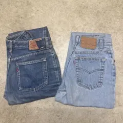 【2本セット】Levi's デニムパンツ　ジーンズ　リーバイス　USA製