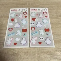 ベイマックス　ふわふわシール　セリア　2点セット