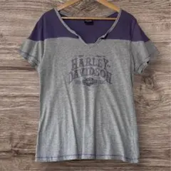 Harley Davidson Tシャツ ラインストーンロゴ レディースのサムネイル