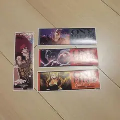 ワンピース　ロングステッカー　ルフィ　ナミ　ユースタス・キャプテン・キッド