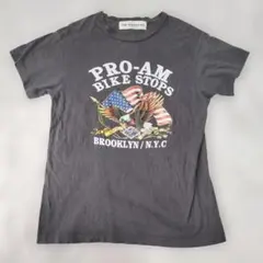 THE SHINZONE プリントTシャツ グレー　フリーサイズ　チャコールのサムネイル