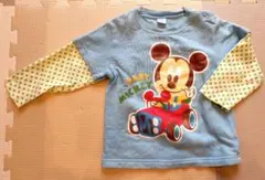 ベビーミッキー 長袖Tシャツ 90cm