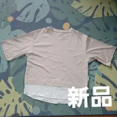 TIGORA 半袖 Tシャツ ベージュ Sサイズのサムネイル