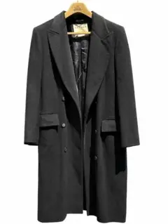 JAEGER ダークグレー ダブルブレスト チェスターコート