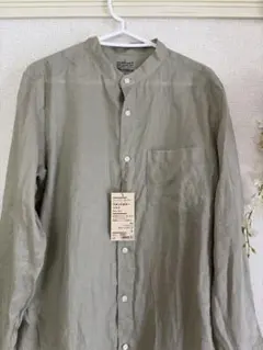 スタンドカラーシャツ　L