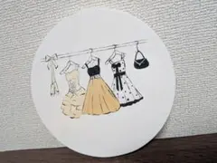 手描きキャンバス アート ドレス ハンドメイド インテリア