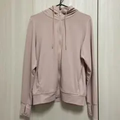 エアリズムUVカットメッシュパーカ　ピンク　【Mサイズ】
