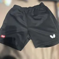 Butterfly 卓球用 ブラックショートパンツ L