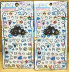 【新品、未使用】ジュエルプチドロップシール　ぷくぷくあわわちゃん　2点セット