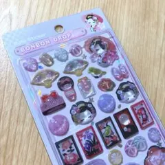 正規品 和柄 ボンボンドロップシール 舞妓さん 新作