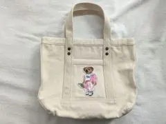 【未使用】ラルフローレン ポロベア キャンバストートバッグ