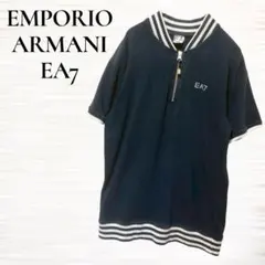 EMPORIO ARMANI EA7/半袖ハーフジップ/ゴルフ/Y2K/SS93