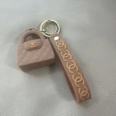가방형 키체인 노벨티 베이지