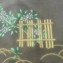 夏着物　訪問着.付け下げ上品で落ち着いた色　美品 未使用，しつけ付きのサムネイル