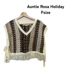 Auntie Rosa Holiday ニットベスト Fsize ニット ベスト