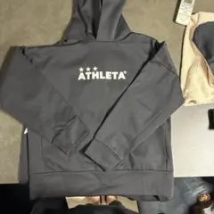 ATHLETA ブラック フーディ＆パンツセット　中古　Lサイズ