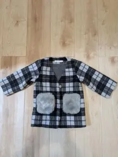 タケオ・キクチ THE SHOP TK 女の子用アウター100センチ チェック柄