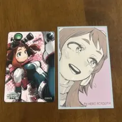 ヒロアカ 原画展 麗日お茶子 マグネットステッカー メモリアルコレクション