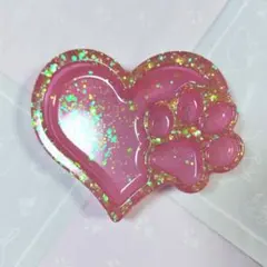 No.2693ハンドメイド ヘアゴム レジン ドライフラワー 猫ちゃん リボン