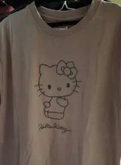 Hello Kitty 刺繍 Tシャツ 　ピンク♡のサムネイル