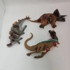 恐竜　死骸　フィギュア　3匹　コレクタ　COLLECTA　※画像ご注意下さい
